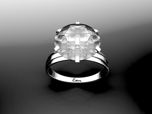 Diamond Ring 1 3Dモデル