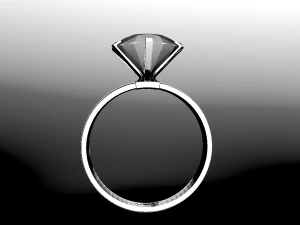 Diamond Ring 1 3D Model
