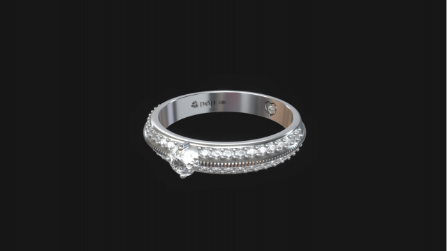 Diamond Ring 2 Modèle 3D .c4d .max .obj .3ds .fbx .stl .blend 