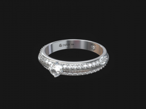 Diamond Ring 2 3D Model