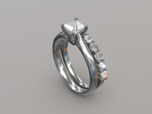 Diamond Ring 3 3D Модель