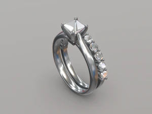 Diamond Ring 3 3D Model