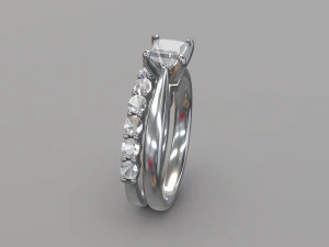 Diamond Ring 3 3D Model