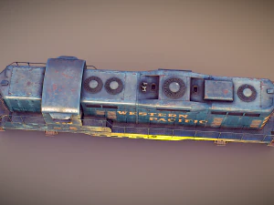 EMD GP7 Western Pacific 3D Model
