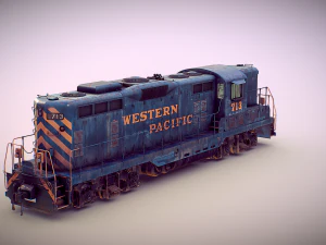 EMD GP7 Western Pacific 3D Model