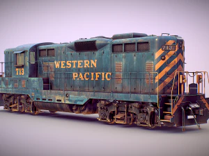 EMD GP7 Western Pacific 3D Model