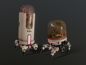 Terrarium Bots 3D Модель