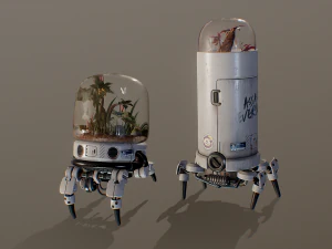 Terrarium Bots 3D Model