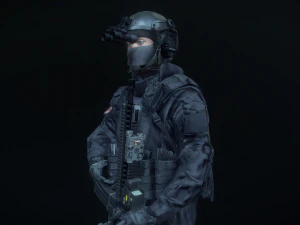 SWAT operato r 3D Model