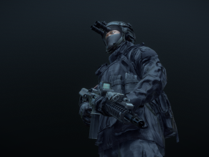 SWAT operato r 3D 모델