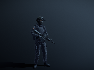SWAT operato r 3D 모델