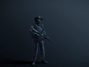 SWAT operato r 3D Model