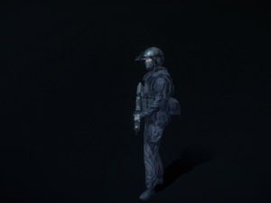 SWAT operato r 3D 모델