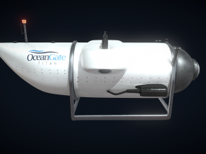 OceanGate Titan Submersible 3D Model