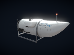 OceanGate Titan Submersible Model 3D