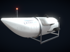 OceanGate Titan Submersible Model 3D
