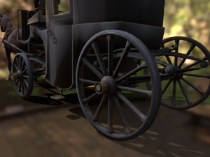 19th century carriage 3D मॉडल