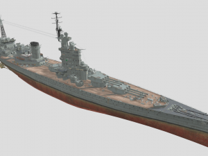 N3 Class Battleship 3D Model