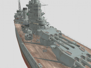 N3 Class Battleship 3D-Modell