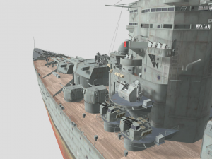 N3 Class Battleship 3D-Modell