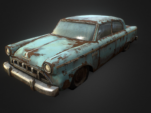 Old Car 3D 模型