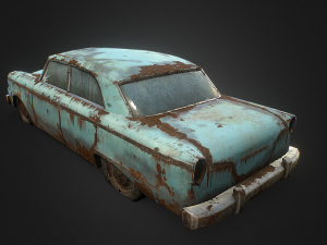Old Car 3D 模型