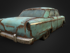 Old Car 3D 模型