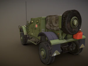 Oshkosh M ATV 3D Model
