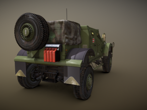 Oshkosh M ATV 3D Model
