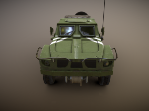 Oshkosh M ATV 3D Model