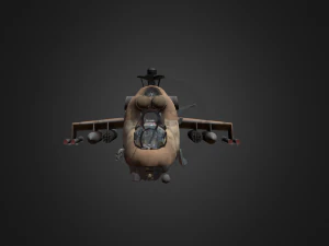 B&uuml;y&uuml;k Helikopter 3D Model