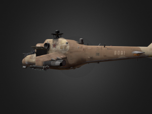 Large Helicopter 3D Модель