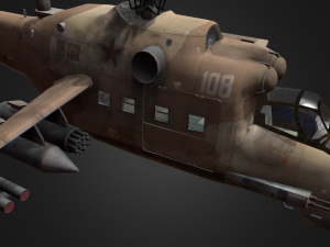 Large Helicopter 3D Модель