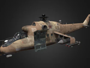 B&uuml;y&uuml;k Helikopter 3D Model
