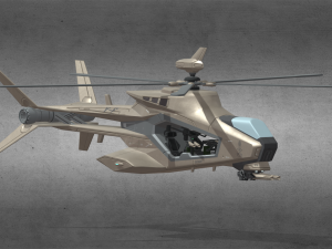 Attack Helicopter Model 3D