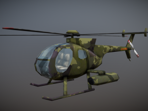 Defender Helicopter 01 Modèle 3D
