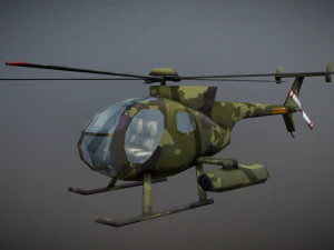 Defender Helicopter 01 3D Model