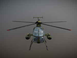 Defender Helicopter 01 Modello 3D