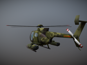 Defender Helicopter 01 Modello 3D