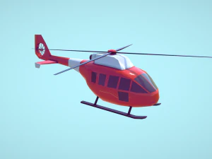 Helicóptero 1 Modelo 3D