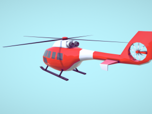 Helicopter 1 Model 3D