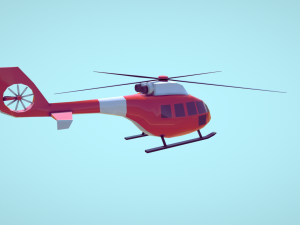 Helicopter 1 Model 3D