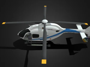 Helicopter 3 3D Model