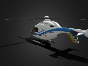 Helicopter 3 3D Model