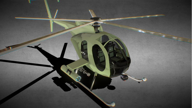 Helicopter 5 Modelo 3D .c4d .max .obj .3ds .fbx .stl .blend 