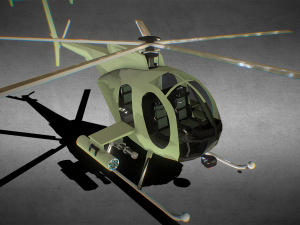 Helicopter 5 3D Model