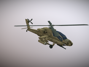 Helicopter 6 3D Model