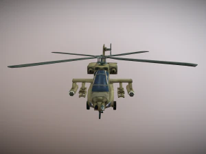 Helicopter 6 3D Model