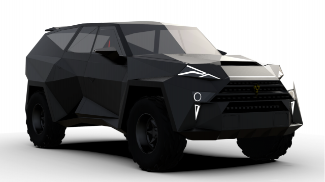 Kobra Car 3D Модель .c4d .max .obj .3ds .fbx .stl .blend 