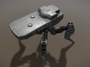 Police Robot 3D Model